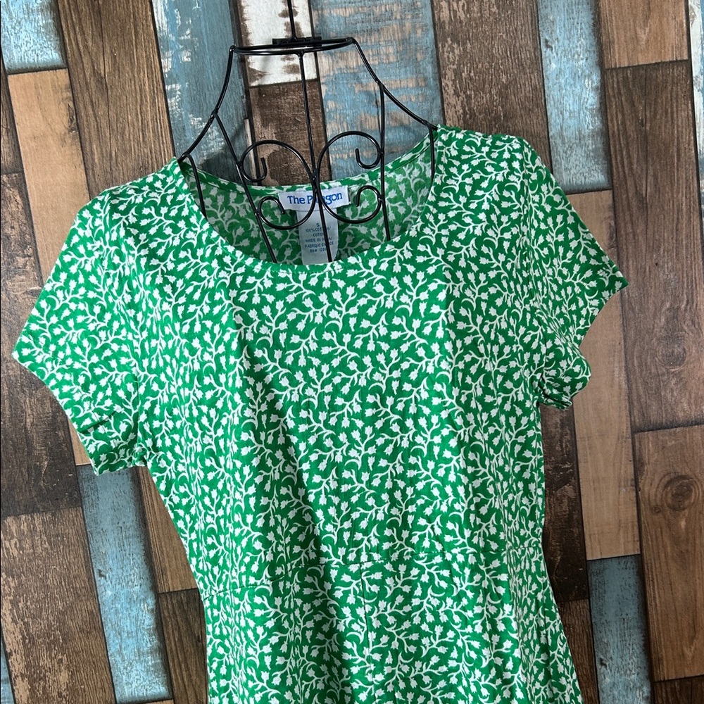 PARAGON Green cotton fun in the sun  Dress - Picture 4 of 13